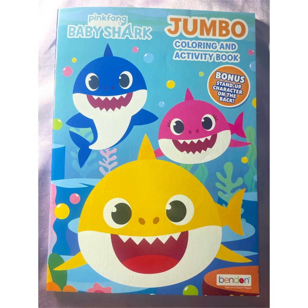 Baby Shark Jumbo Coloring & Activity Book